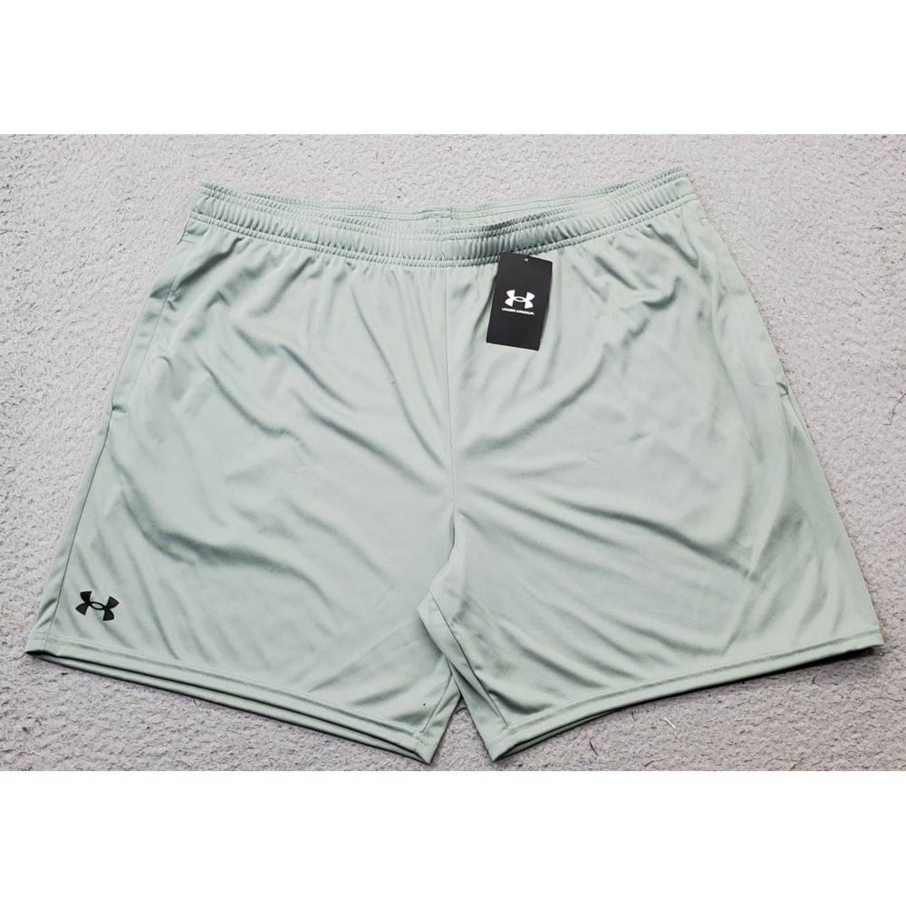 Under Armour Athletic Shorts Mens 2XL Green Loose Coupe Lache Suelto Pull On